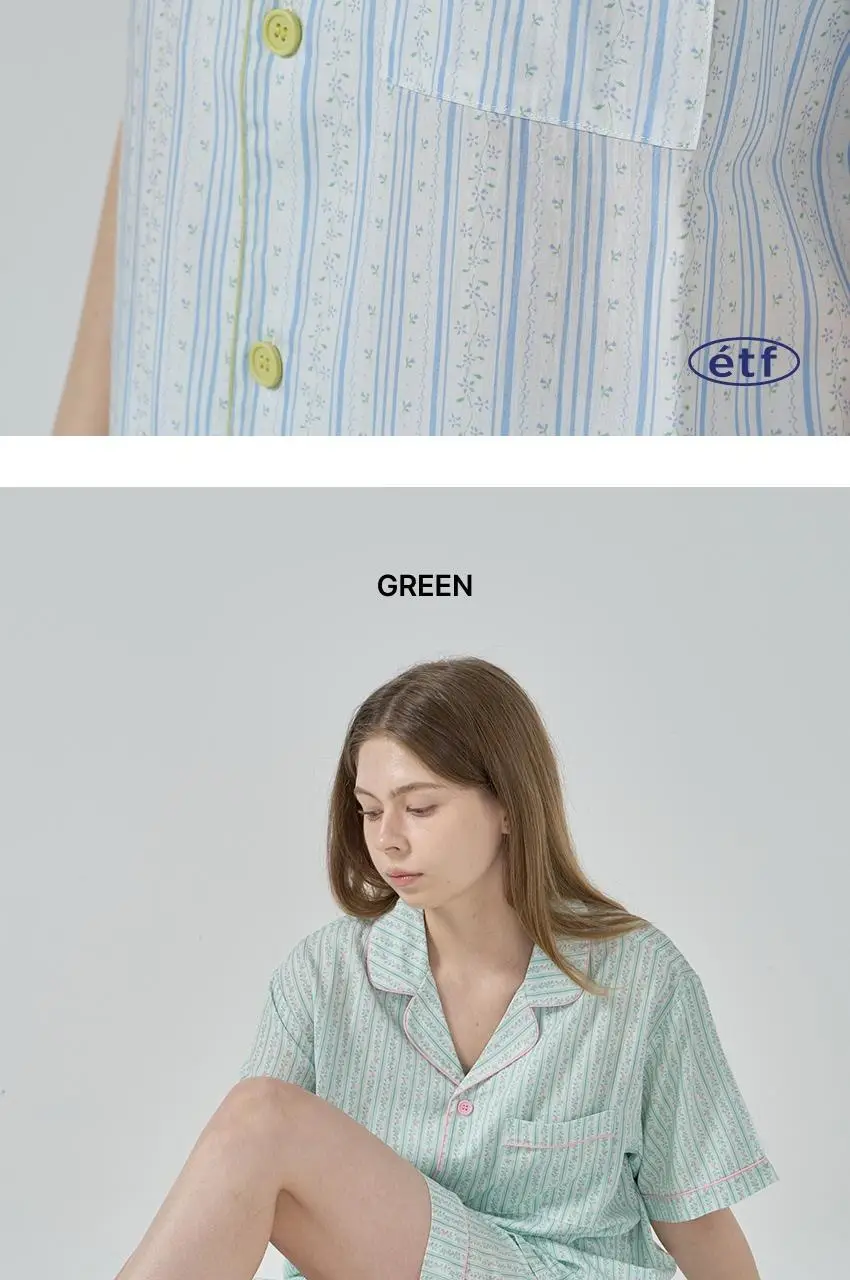 [모던하우스] 소프트슬립 레이온 반팔 파자마 세트 플라워 3 color 상세페이지 13